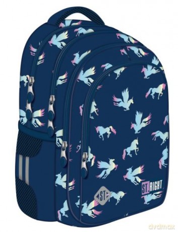 Plecak 4-komorowy STRIGHT BP-58 holo Unicorns