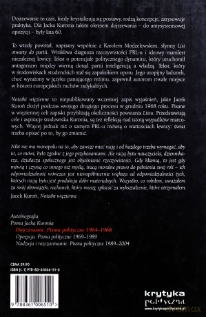Dojrzewanie Pisma Polityczne Jacek Kuroń (twarda) - Jacek Kuroń [KSIĄŻKA]
