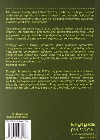 Ekologia Przewodnik Krytyki Politycznej - Opracowaniie Zbiorowe [KSIĄŻKA]