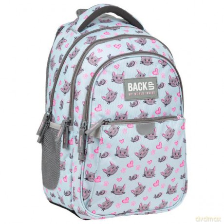 Plecak BACKUP 3 Model P 33 Kotki i Myszki