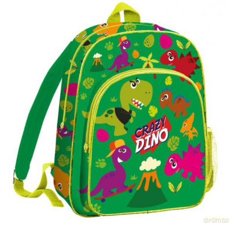 Plecak dwukomorowy 36 cm Crazy Dino KL10845 Kids Euroswan