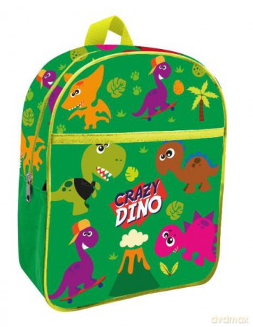 Plecak jednokomorowy 30 cm Crazy Dino KL10846 Kids Euroswan