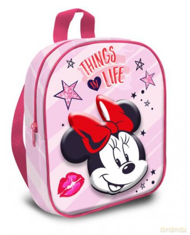 Plecak jednokomorowy 3D 24 cm Minnie Mouse MN30005 Kids Euroswan