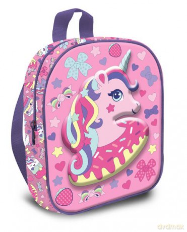 Plecak jednokomorowy 3D 24 cm Słodki Jednorożec KL10828 Kids Euroswan