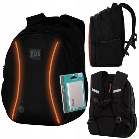 Plecak JOY L LED orange + powerbank 4000 mAh