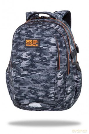 Plecak młodzieżowy - Factor - Military Grey
