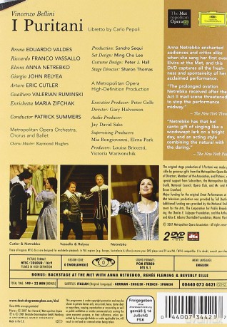 Anna Netrebko: Bellini: I Puritani [2DVD]