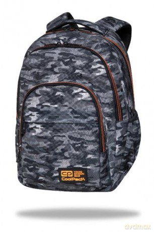 Plecak Młodzieżowy Basic Plus Military Grey C03186