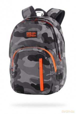 Plecak młodzieżowy Discovery Camo orange neon kamuflaż 77578CP
