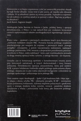 Autobiografia Wyd.2011tw - Jacek Kuroń [KSIĄŻKA]