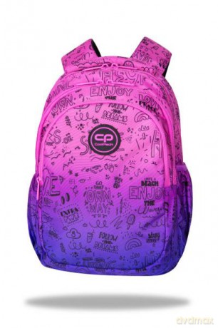 Plecak młodzieżowy Jerry Purple scribble D029341