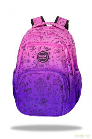 Plecak młodzieżowy Pick Purple scribble D100341