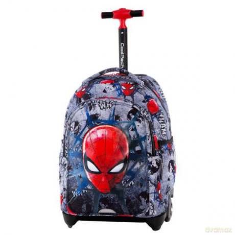 Plecak na kółkach Jack Spiderman black B53303