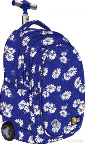 Plecak na kółkach Stright TB-01 Daisies