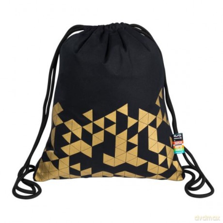 Plecak na sznurkach SO-11 gold Geometry mkmk