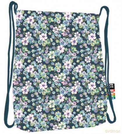 Plecak na sznurkach Stright SO-11 Flowers Green