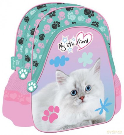 Plecak przedszkolny My Little Friend Kot pastel