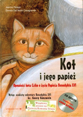 Kot I Jego Papież Gratis (twarda) - Jeanne Perego, Donata Dal Molin Casagrande [KSIĄŻKA]+[CD]