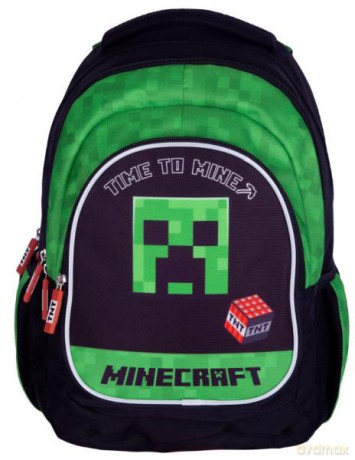 Plecak szkolny 3-komorowy MINECRAFT TIME TO MINE AB330