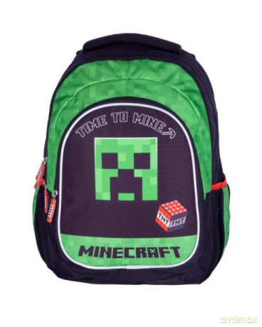 Plecak szkolny 4-komorowy MINECRAFT TIME TO MINE AB300