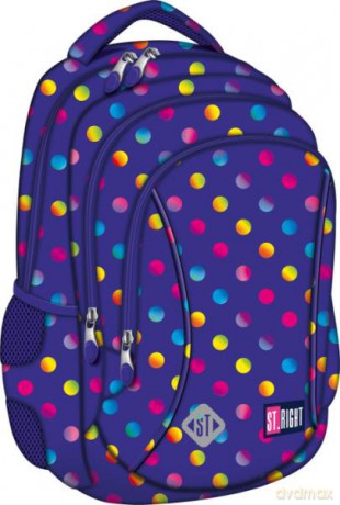 Plecak szkolny Stright BP-26 Neon Dots