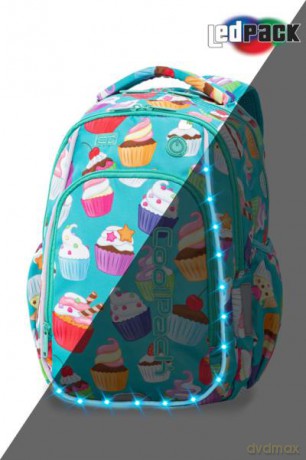 Plecak szkolny Strike S LED Cupcake babeczki
