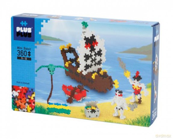 Plus Plus Klocki basic Zestaw piracki 360 elementów 3729 DANTE [KLOCKI]