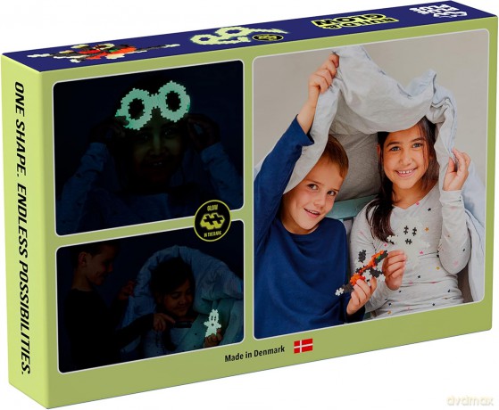 Plus Plus Klocki basic Zestaw świecący w ciemności 360 elementów 3808 DANTE [KLOCKI]