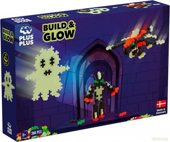 Plus Plus Klocki basic Zestaw świecący w ciemności 360 elementów 3808 DANTE [KLOCKI]