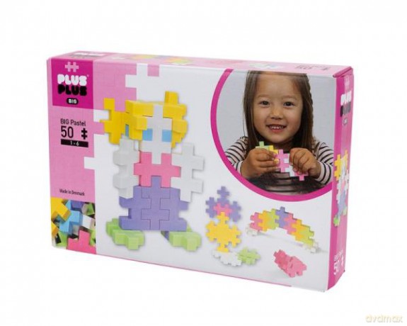Plus Plus Klocki big Zestaw pastelowy 50 elementów 3273 DANTE [KLOCKI]