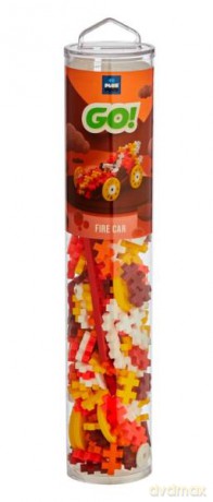 Plus Plus Klocki tuba color Cars fire 200 elementów 4257 DANTE [KLOCKI]