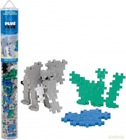 Plus Plus Klocki tuba Słoń 100 elementów 4091 DANTE [KLOCKI]