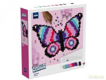 Plus Plus Puzzle By number Motyl 800 elementów 3915 DANTE [PUZZLE]