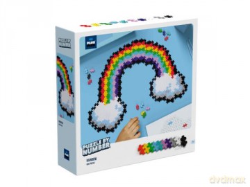 Plus Plus Puzzle By number Tęcza 500 elementów 3913 DANTE [PUZZLE]