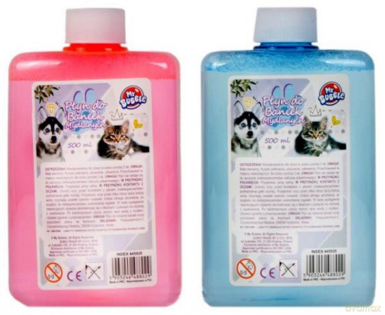 Płyn do baniek mydlanych 500 ml Cute, bańki mydlane My Bubble mix