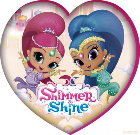 Poduszka 40x40 cm welur Shimmer i Shine SH17004V Kids Euroswan