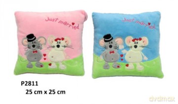 Poduszka Mysz 2 kolory Just Married 137159 mix