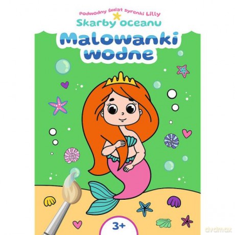 Podwodny świat syrenki Lilly. Malowanki wodne. Skarb oceanu 09734