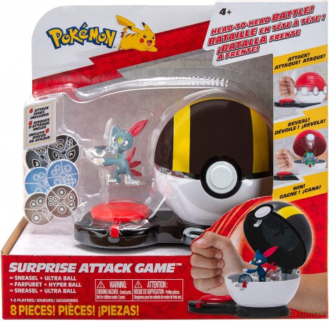 Pokemon Gra Surprise Attack Sneasel, Figurka [FIGURKA]