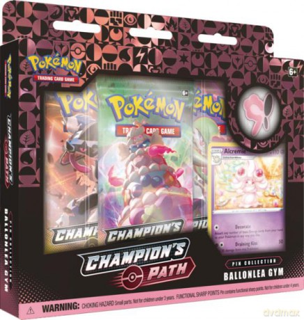 Pokemon TCG: 3,5 Champion's Path - Pin box November gra REBEL [GRA]