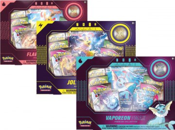 Pokemon Vmax Box: Jolteon, Flareon, Vaporeon karty [KARTY]
