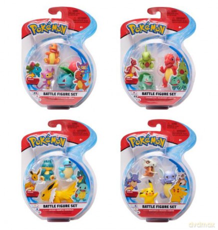 Pokemon Zestaw figurek Battle 3-pak 95155 mix [FIGURKA]