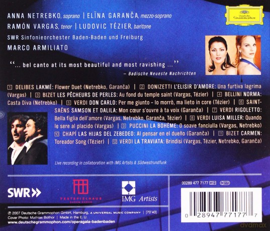 Anna Netrebko: The Opera Gala - Live From Baden-Baden [CD]
