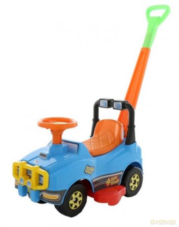 Polesie 62901 Jeździk z rączką samochód jeep niebieski