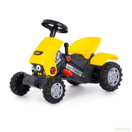 Polesie 89335 Traktor jeździk na pedały "Turbo 2" żółty