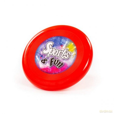 Polesie 89977 Dysk frisbee średnica 225mm czerwony