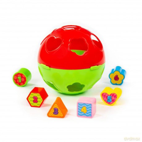Polesie 90492 Zabawka edukacyjna Kula w siatce mix
