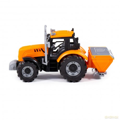 Polesie 91246 Traktor "Progress" inercyjny pomarańczowy w pudełku