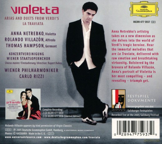 Anna Netrebko: Violetta-Arias&Duest From Traviata Ltd [CD]
