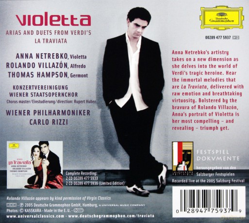 Anna Netrebko: Violetta-Arias&Duest From Traviata Ltd [CD]